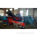 ჰიდრავლიკური ჯართი Rebar Shavings Compactor Press Machinery